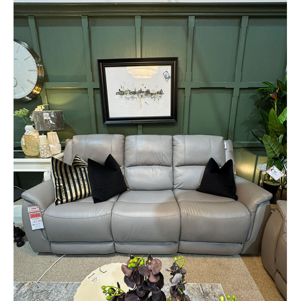 Irena 3 Seater Electric Leather Reclining